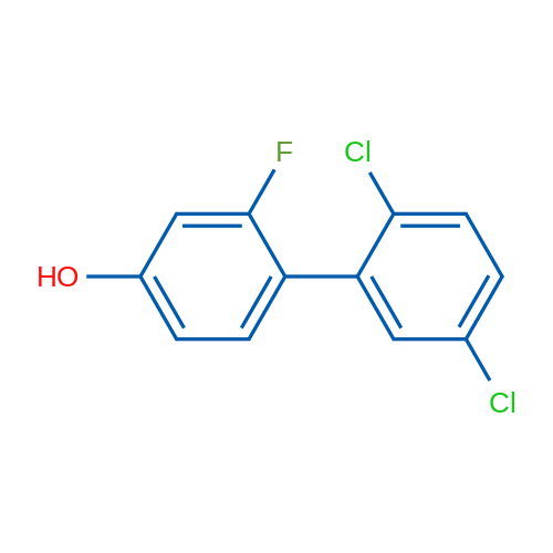 2',5'-Dichloro-2-fluoro-[1,1'-biphenyl]-4-ol 1g