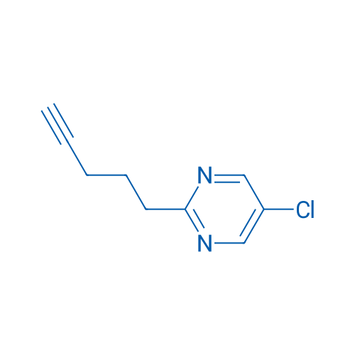 5-Chloro-2-(pent-4-yn-1-yl)pyrimidine 1g