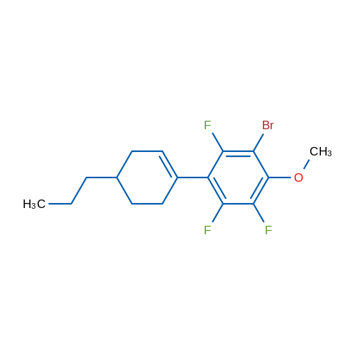 3'-Bromo-2',5',6'-trifluoro-4'-methoxy-4-propyl-2,3,4,5-tetrahydro-1,1'-biphenyl 1g