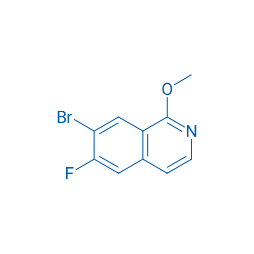 7-Bromo-6-fluoro-1-methoxyisoquinoline 1g