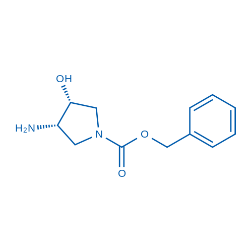 cis-1-cbz-3-amino-4-hydroxypyrrolidine 1g