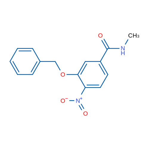 3-(Benzyloxy)-N-methyl-4-nitrobenzamide 1g
