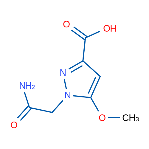 1-(2-Amino-2-oxoethyl)-5-methoxy-1H-pyrazole-3-carboxylic acid 1g