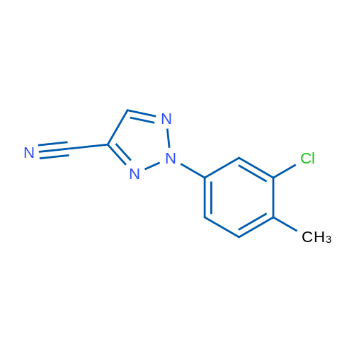 2-(3-Chloro-4-methylphenyl)-2H-1,2,3-triazole-4-carbonitrile 1g