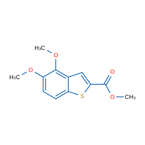 Methyl 4,5-dimethoxybenzo[b]thiophene-2-carboxylate 1g