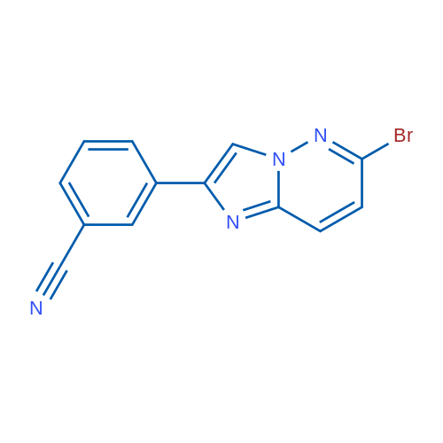 3-(6-Bromoimidazo[1,2-b]pyridazin-2-yl)benzonitrile 1g