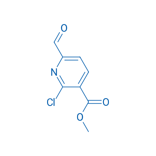 Methyl 2-chloro-6-formylnicotinate 250mg