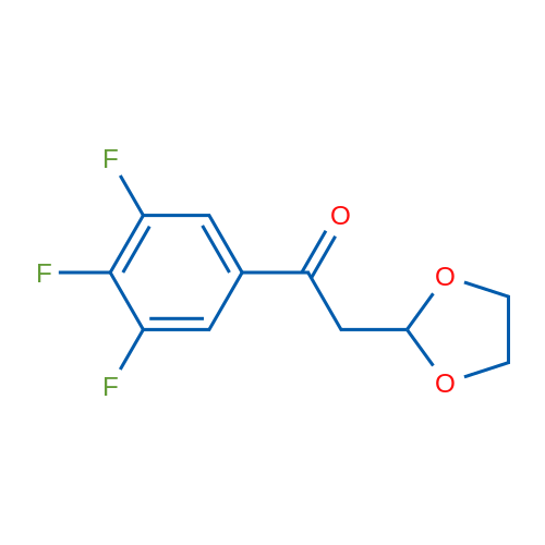 2-(1,3-Dioxolan-2-yl)-1-(3,4,5-trifluorophenyl)ethanone 1g