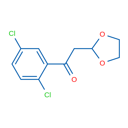 1-(2,5-Dichlorophenyl)-2-(1,3-dioxolan-2-yl)ethanone 1g