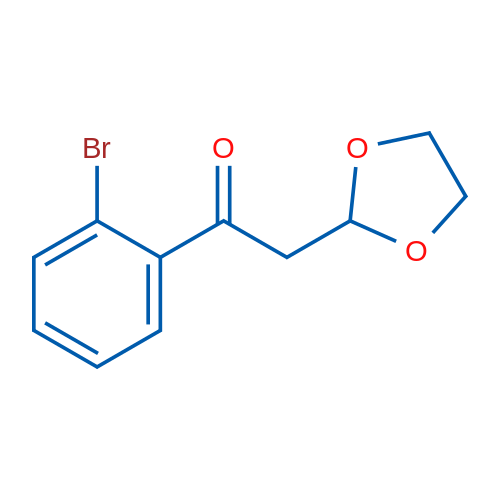 1-(2-Bromophenyl)-2-(1,3-dioxolan-2-yl)ethanone 1g