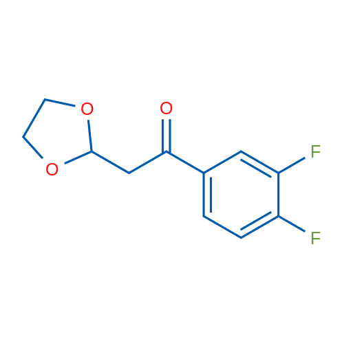 1-(3,4-Difluorophenyl)-2-(1,3-dioxolan-2-yl)ethanone 1g