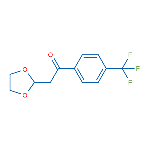 2-(1,3-Dioxolan-2-yl)-1-(4-(trifluoromethyl)phenyl)ethanone 1g
