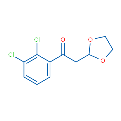 1-(2,3-Dichlorophenyl)-2-(1,3-dioxolan-2-yl)ethanone 1g