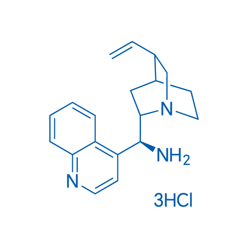 (S)-Quinolin-4-yl((1S,2S,4S,5R)-5-vinylquinuclidin-2-yl)methanamine trihydrochloride 250mg