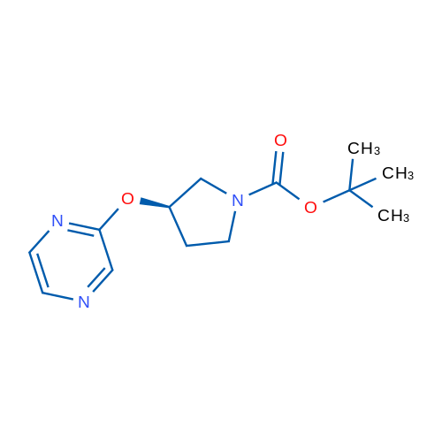 (R)-tert-Butyl 3-(pyrazin-2-yloxy)pyrrolidine-1-carboxylate 1g