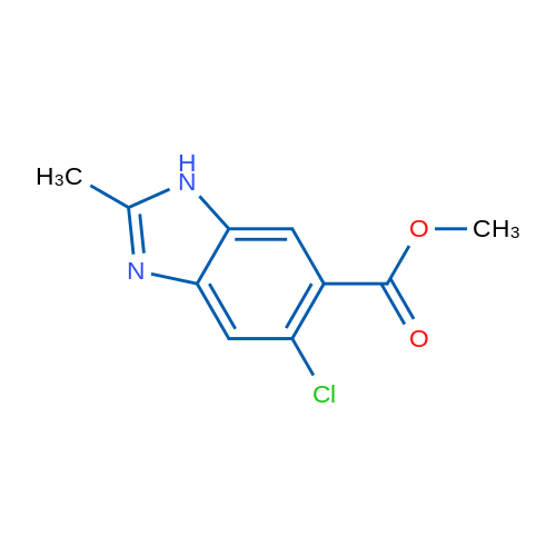 Methyl 5-chloro-2-methyl-1H-benzo[d]imidazole-6-carboxylate 1g