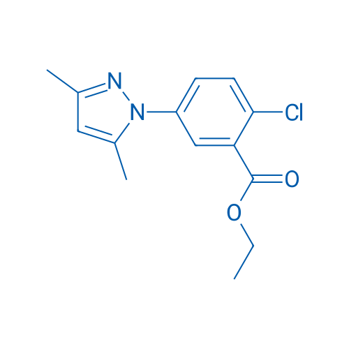 Ethyl 2-chloro-5-(3,5-dimethyl-1H-pyrazol-1-yl)benzoate 1g
