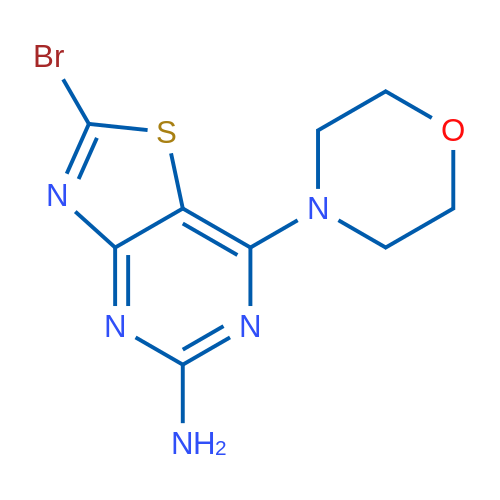 2-Bromo-7-morpholinothiazolo[4,5-d]pyrimidin-5-amine 1g