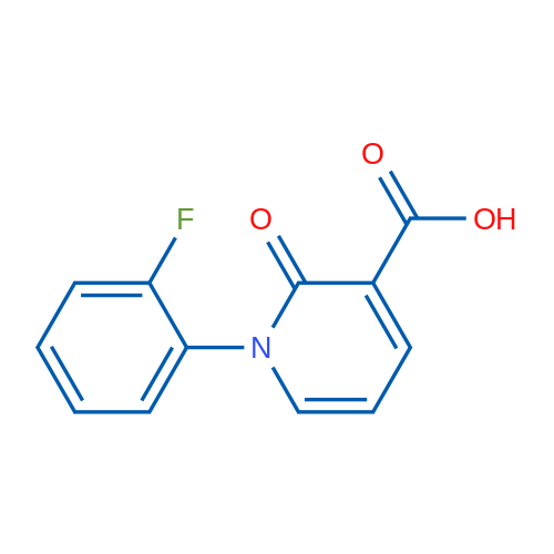 1-(2-Fluorophenyl)-2-oxo-1,2-dihydropyridine-3-carboxylic acid 1g