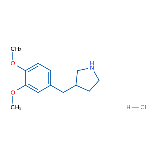 3-(3,4-Dimethoxybenzyl)pyrrolidine hydrochloride 100mg