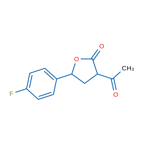 3-Acetyl-5-(4-fluorophenyl)dihydrofuran-2(3H)-one 1g