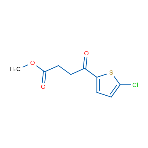 Methyl 4-(5-chlorothiophen-2-yl)-4-oxobutanoate 1g