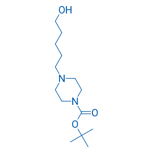 tert-Butyl 4-(5-hydroxypentyl)piperazine-1-carboxylate 250mg