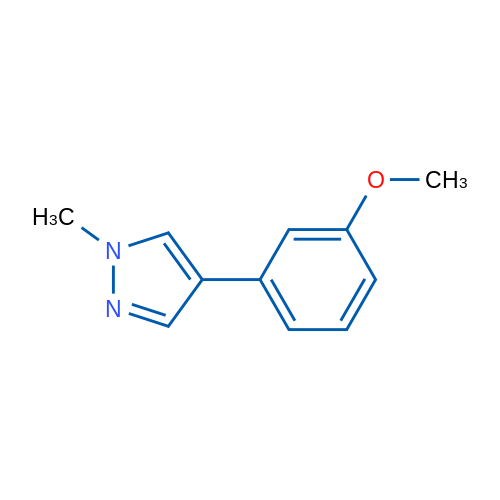 4-(3-Methoxyphenyl)-1-methyl-1H-pyrazole 1g