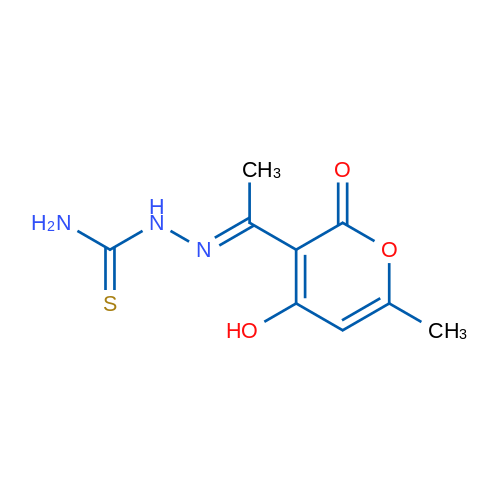 [(E)-[1-(4-Hydroxy-6-methyl-2-oxo-2H-pyran-3-yl)ethylidene]amino]thiourea 1g
