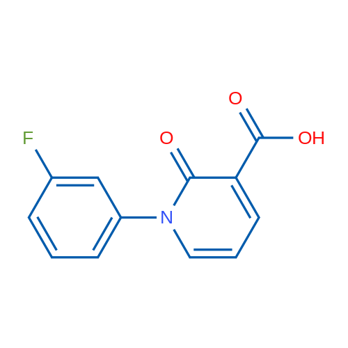 1-(3-Fluorophenyl)-2-oxo-1,2-dihydropyridine-3-carboxylic acid 1g