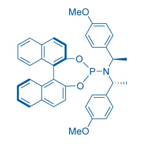 (11bR)-N,N-Bis[(1R)-1-(4-methoxyphenyl)ethyl]-dinaphtho[2,1-d:1′,2′-f][1,3,2]dioxaphosphepin-4-amine 1g