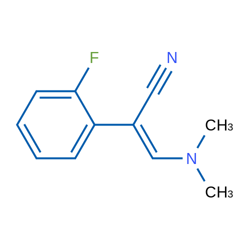 (Z)-3-(Dimethylamino)-2-(2-fluorophenyl)acrylonitrile 1g
