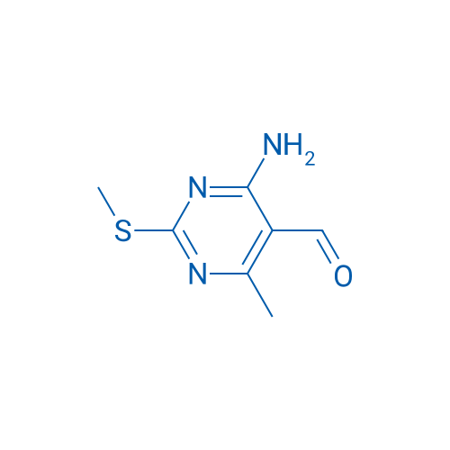 4-Amino-6-methyl-2-(methylthio)pyrimidine-5-carbaldehyde 100mg