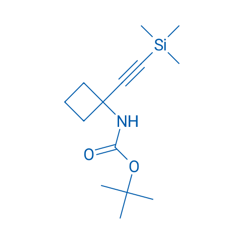 tert-Butyl (1-((trimethylsilyl)ethynyl)cyclobutyl)carbamate 250mg