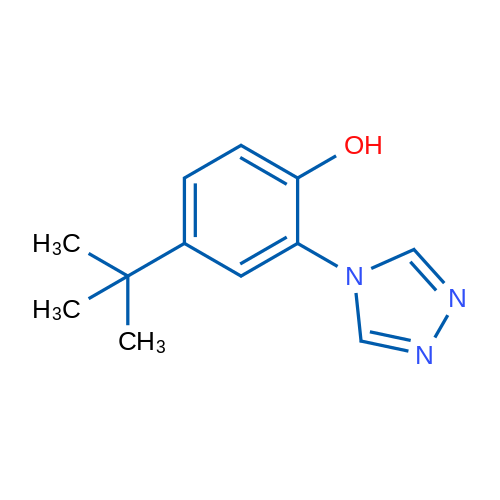 4-tert-Butyl-2-[1,2,4]triazol-4-yl-phenol 1g