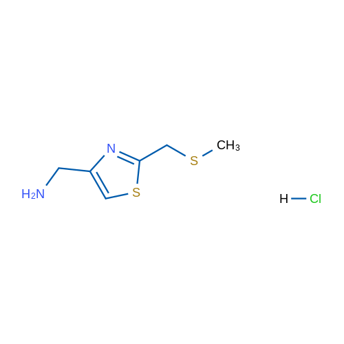 (2-((Methylthio)methyl)thiazol-4-yl)methanamine hydrochloride 5g