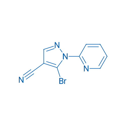 5-Bromo-1-(pyridin-2-yl)-1H-pyrazole-4-carbonitrile 250mg