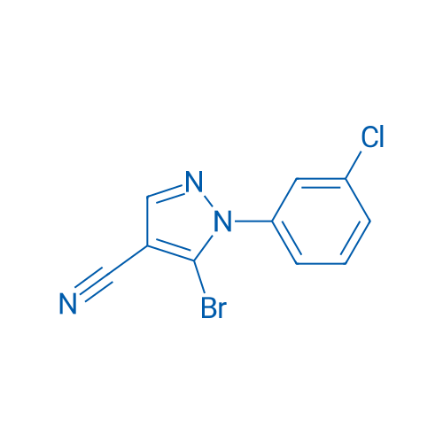 5-Bromo-1-(3-chlorophenyl)-1H-pyrazole-4-carbonitrile 1g