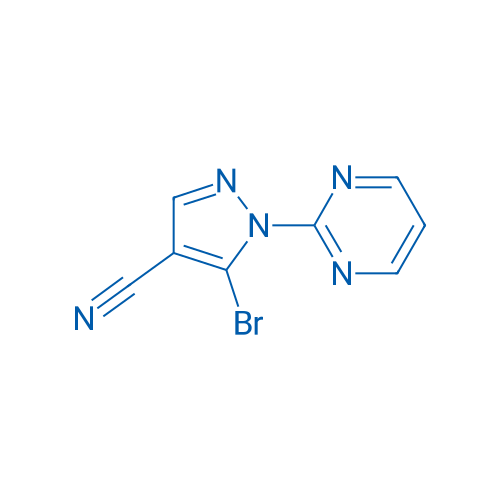 5-Bromo-1-(pyrimidin-2-yl)-1H-pyrazole-4-carbonitrile 5g
