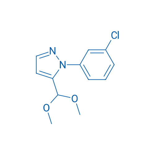 1-(3-Chlorophenyl)-5-(dimethoxymethyl)-1H-pyrazole 1g