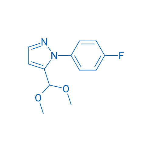 5-(Dimethoxymethyl)-1-(4-fluorophenyl)-1H-pyrazole 1g