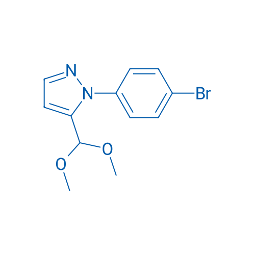 1-(4-Bromophenyl)-5-(dimethoxymethyl)-1H-pyrazole 1g