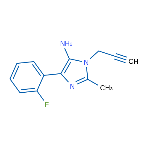 4-(2-Fluorophenyl)-2-methyl-1-(prop-2-yn-1-yl)-1H-imidazol-5-amine 1g