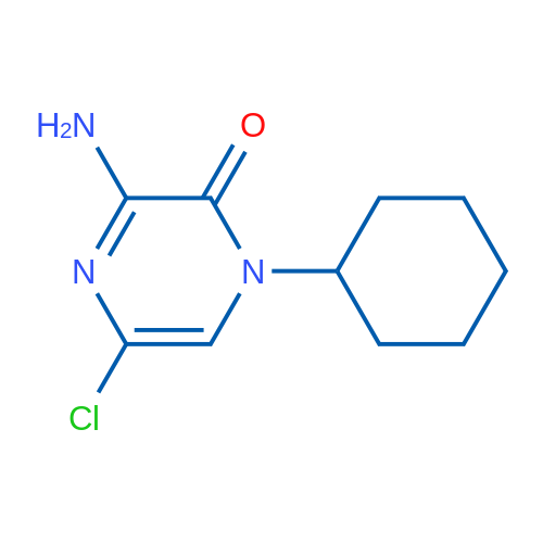 3-Amino-5-chloro-1-cyclohexylpyrazin-2(1H)-one 1g
