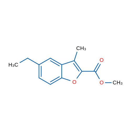 Methyl 5-ethyl-3-methylbenzofuran-2-carboxylate 1g