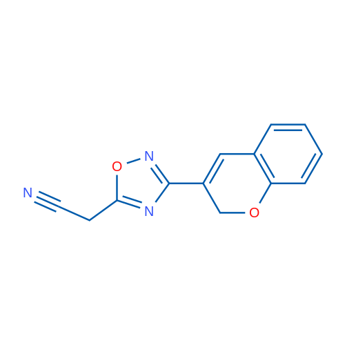 2-(3-(2H-Chromen-3-yl)-1,2,4-oxadiazol-5-yl)acetonitrile 1g