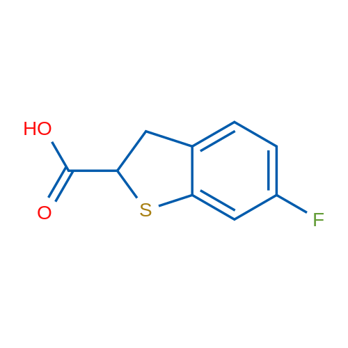 6-Fluoro-2,3-dihydrobenzo[b]thiophene-2-carboxylic acid 1g