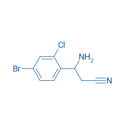 3-AMINO-3-(4-BROMO-2-CHLOROPHENYL)PROPANENITRILE 1g