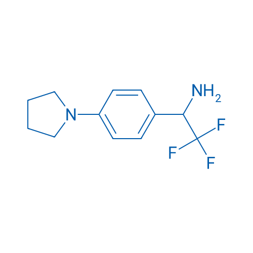2,2,2-TRIFLUORO-1-(4-(PYRROLIDIN-1-YL)PHENYL)ETHANAMINE 250mg