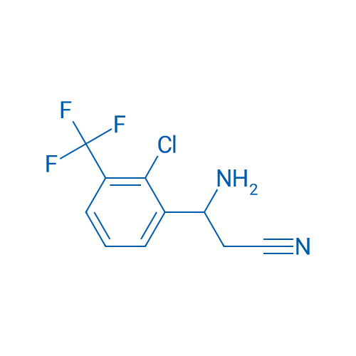 3-AMINO-3-[2-CHLORO-3-(TRIFLUOROMETHYL)PHENYL]PROPANENITRILE 250mg